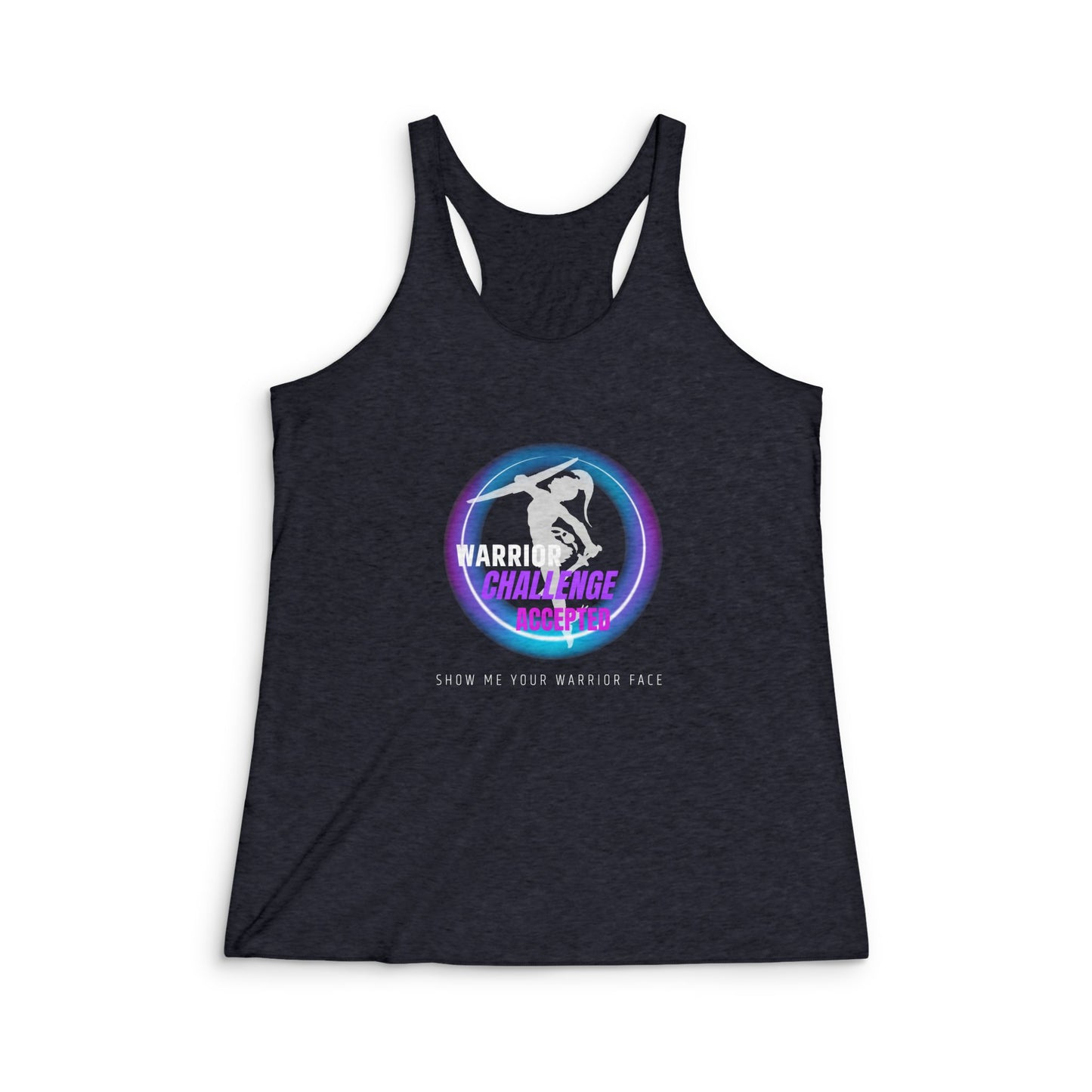 Warrior Challenge Tri-Blend Racerback Tank - Empowering Fitness Apparel for Women