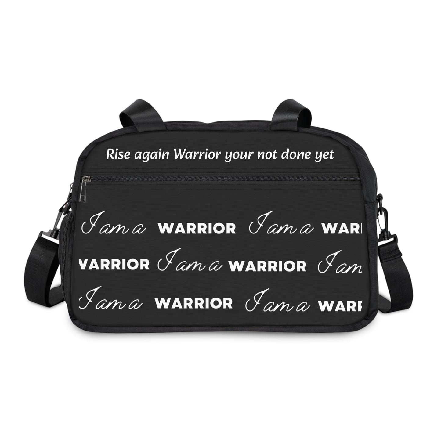 Warrior Fitness Handbag - Motivational Gym Tote, Gym Bag, Sports Backpack, Workout Accessory, Fitness Gift
