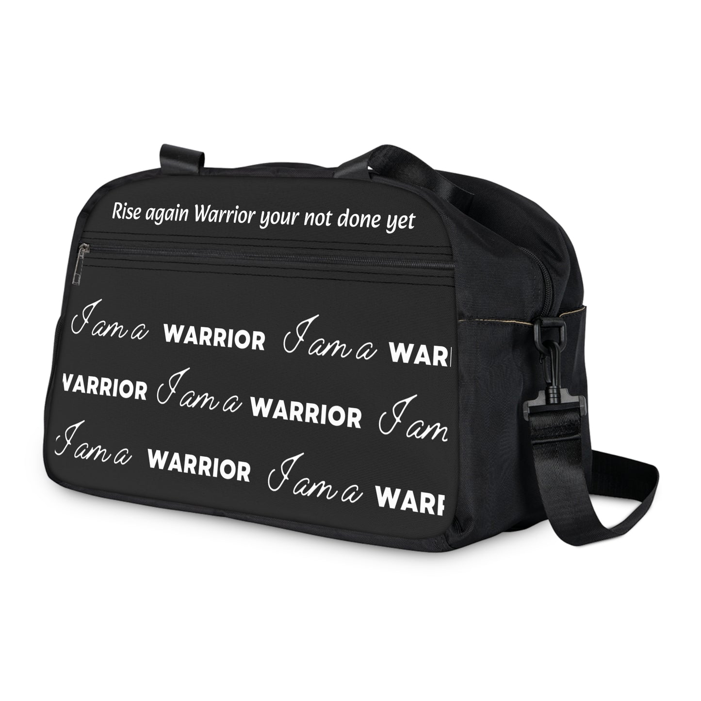 Warrior Fitness Handbag - Motivational Gym Tote, Gym Bag, Sports Backpack, Workout Accessory, Fitness Gift