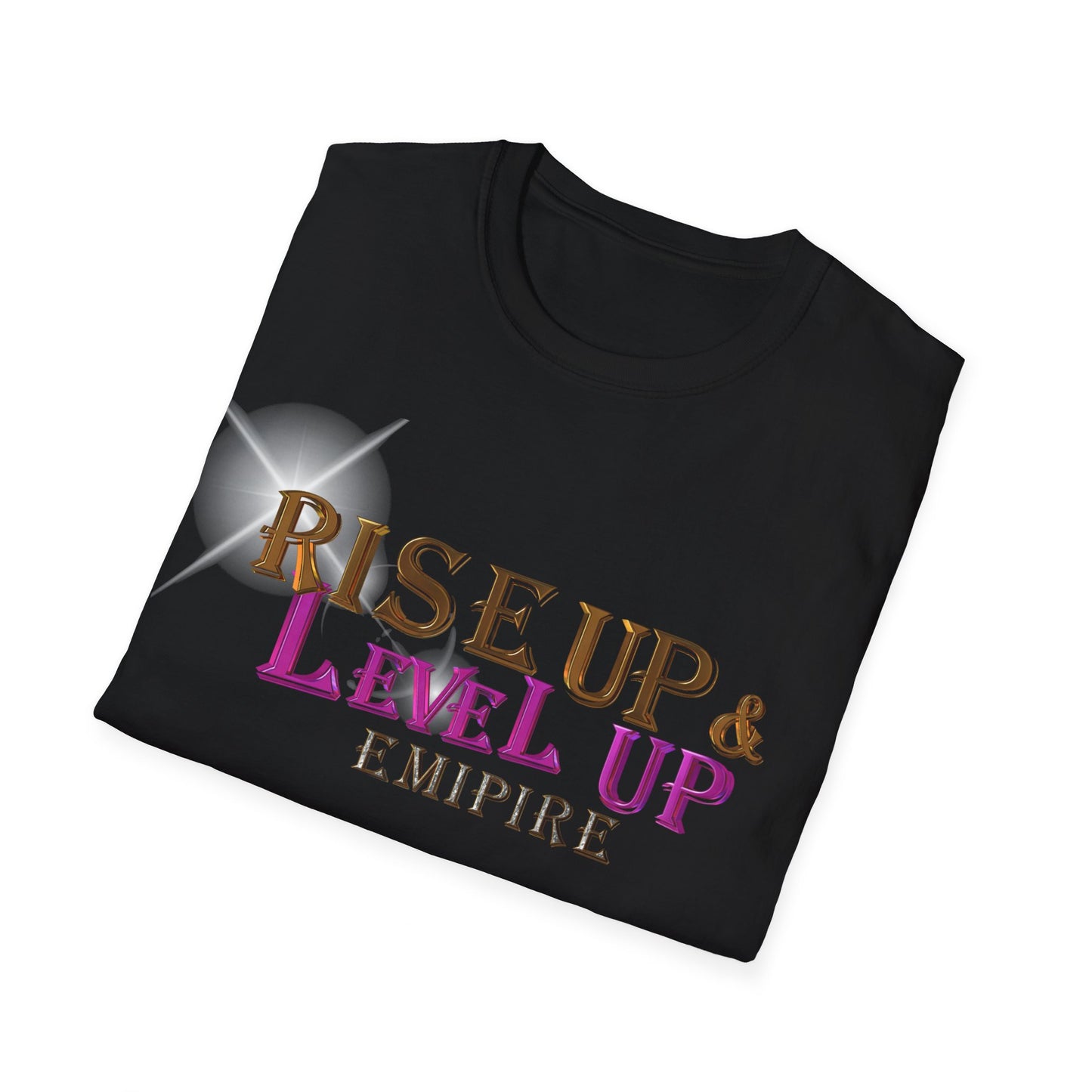 Rise up and Level Up White T-shirt