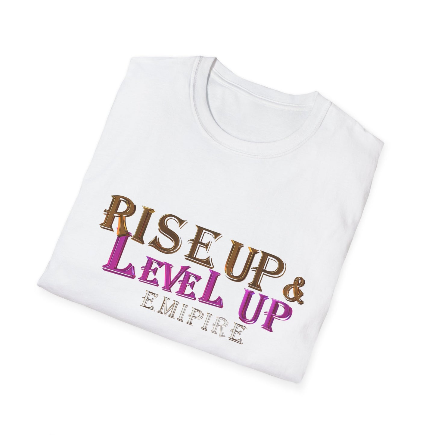 Rise up and Level Up White T-shirt