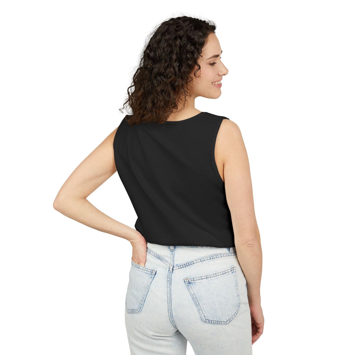 Unisex Cosmic Tank Top - The Radiant Evolution, Summer Apparel, Workout Wear, Festival Clothing, Gift for Space Lovers
